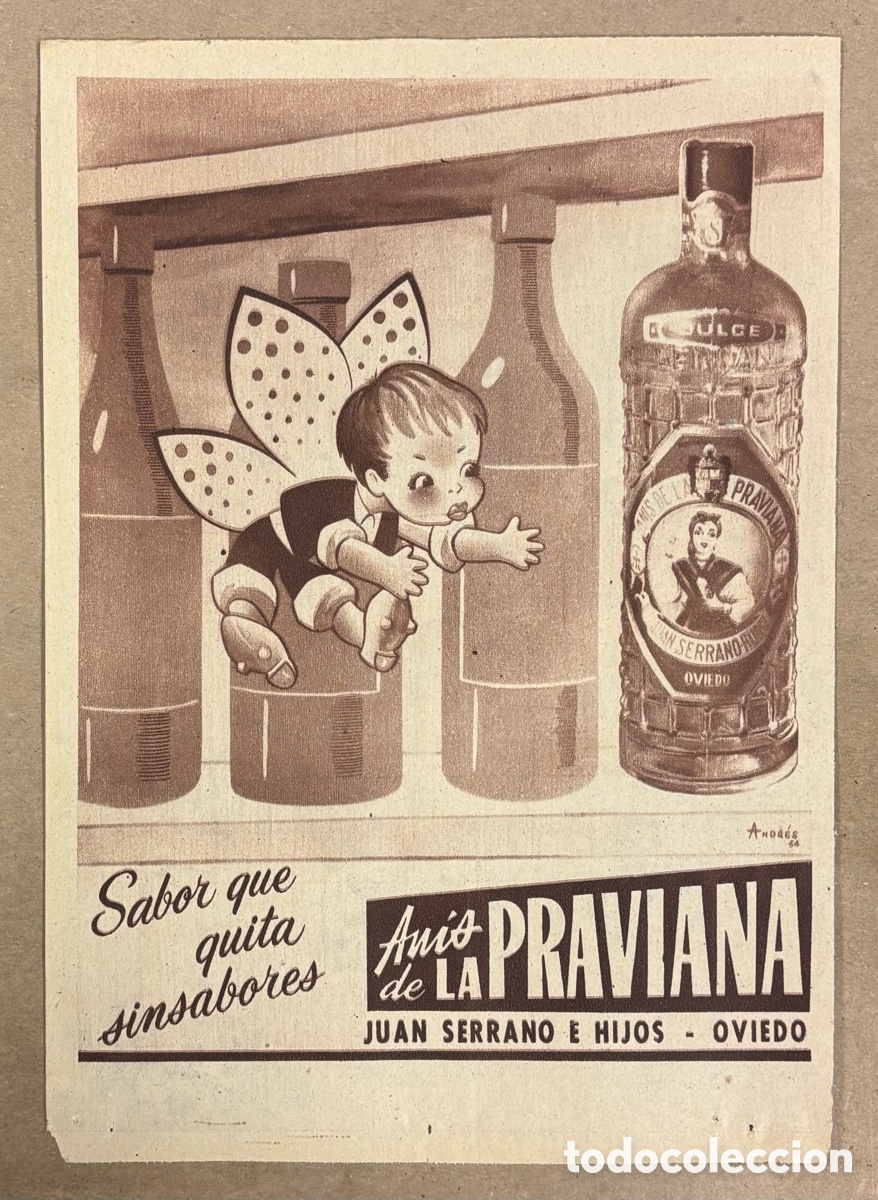 Otros art&iacute;culos de coleccionismo en papel: AN&Iacute;S DE LA PRAVIANA. ANUNCIO PUBLICITARIO PERI&Oacute;DICO ABC A&Ntilde;O 1957