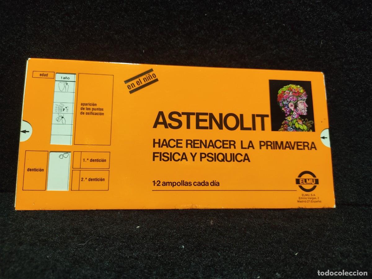 Otros art&iacute;culos de coleccionismo en papel: PUBLICIDAD MEDICAMENTO - ASTENOLIT - TABLAS MOVILES