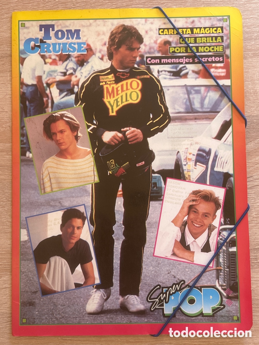 Otros art&iacute;culos de coleccionismo en papel: Carpeta s&uacute;per pop kirk Camer&oacute;n madonna tom cruise ect