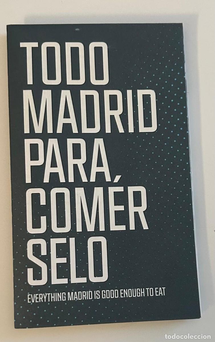 Otros art&iacute;culos de coleccionismo en papel: MAPA CULTURAL ILUSTRADO - TODO MADRID PARA COM&Eacute;RSELO - DESPLEGABLE