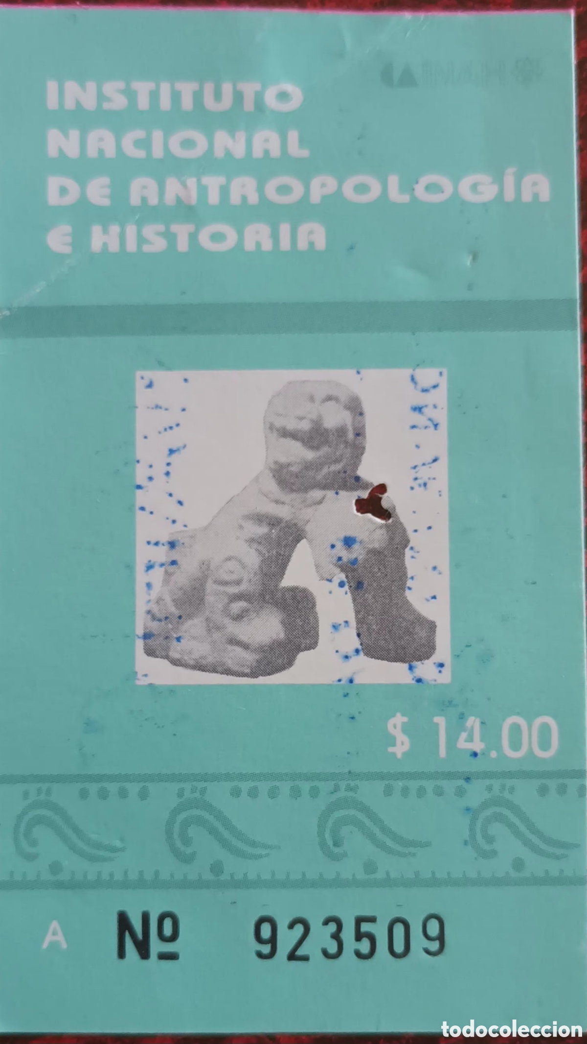 Otros art&iacute;culos de coleccionismo en papel: ENTRADA MUSEO REGIONAL DE OAXACA