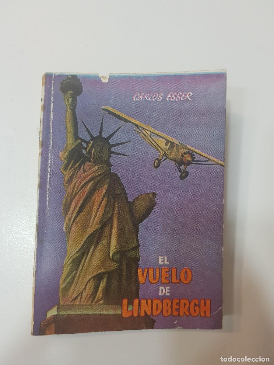 Otros art&iacute;culos de coleccionismo en papel: Libro antiguo de bolsillo ENCICLOPEDIA PULGA N&ordm;74 EL VUELO DE LINDBERGH