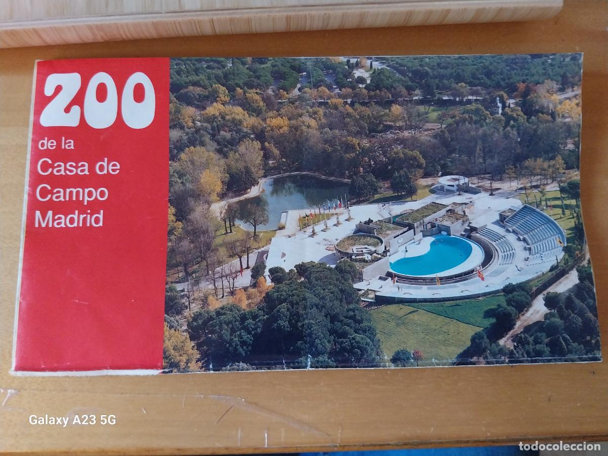 Collectionnisme Papier divers: ZOO CASA CAMPO MADRID MAPA PARQUE ZOOLOGICO CASA CAMPO 60X43.5CMS VINTAGE