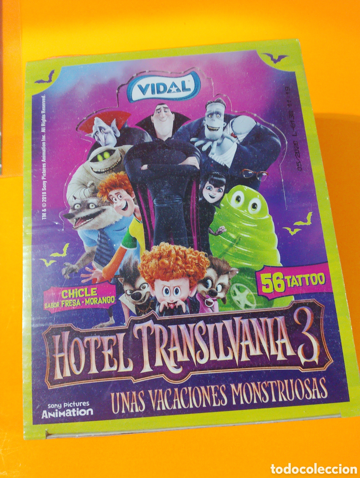 Otros art&iacute;culos de coleccionismo en papel: Caja chicles precintada, Hotel Transilvania 3