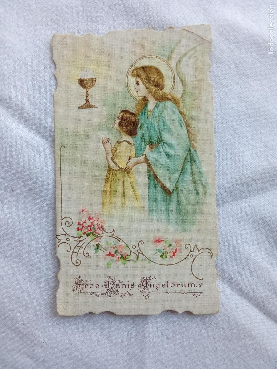 Otros art&iacute;culos de coleccionismo en papel: Estampa Ecce Panis Angelorum P.380