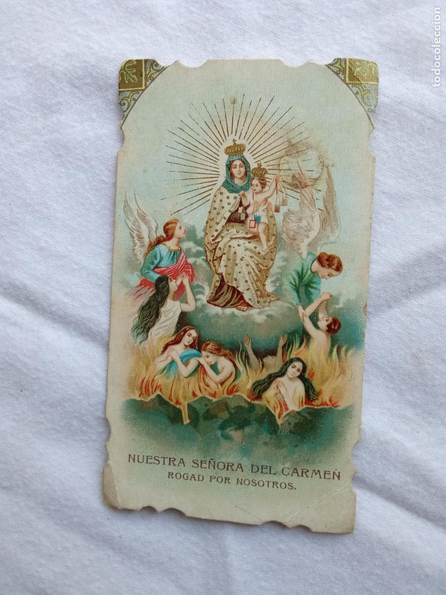 Otros art&iacute;culos de coleccionismo en papel: Estampa Nuestra se&ntilde;ora del Carmen P.391