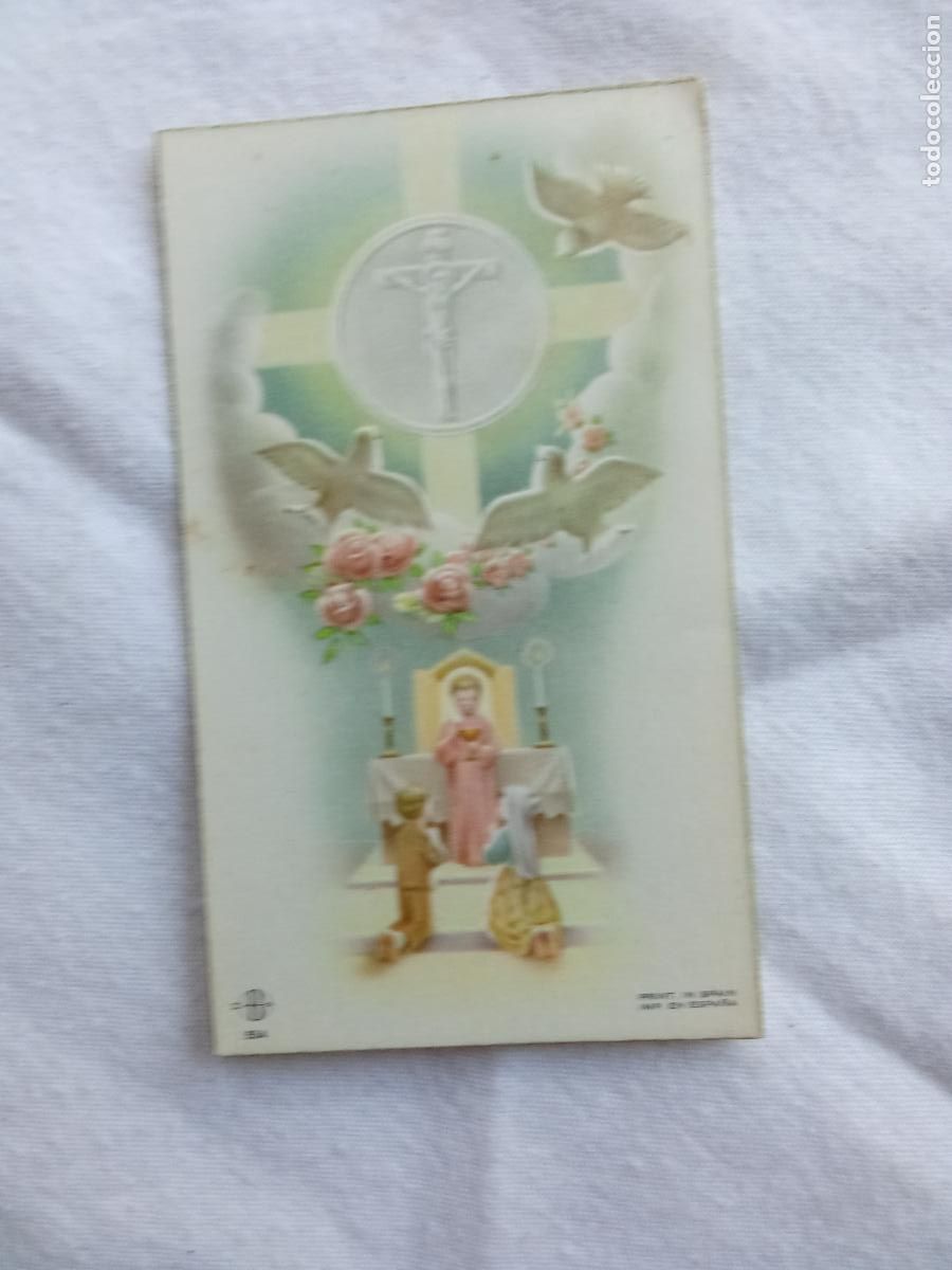Otros art&iacute;culos de coleccionismo en papel: Estampa religiosa primera comunion P.390