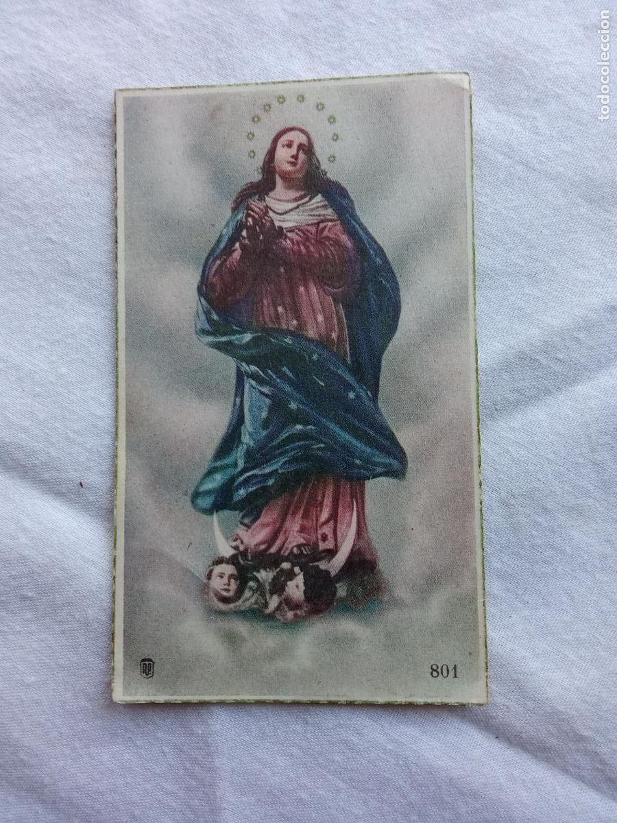 Otros art&iacute;culos de coleccionismo en papel: Estampa inmaculado Concepcion P.395