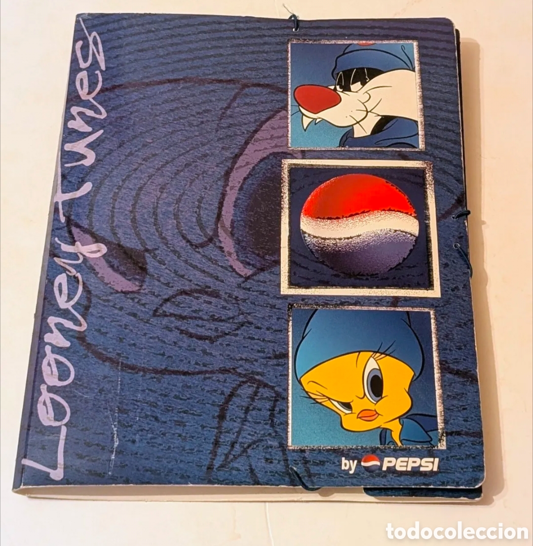 Otros art&iacute;culos de coleccionismo en papel: Carpeta vintage Looney Tunes. Pepsi. Warner Bros