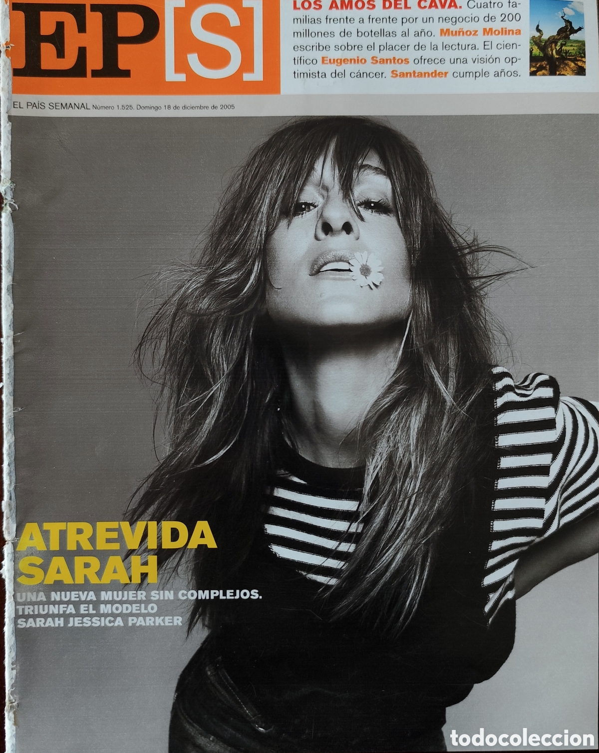 Otros art&iacute;culos de coleccionismo en papel: KIKO VENENO, JESSICA PARKER. EL PA&Iacute;S SEMANAL N&deg;1525. FECHA 18/12/2005