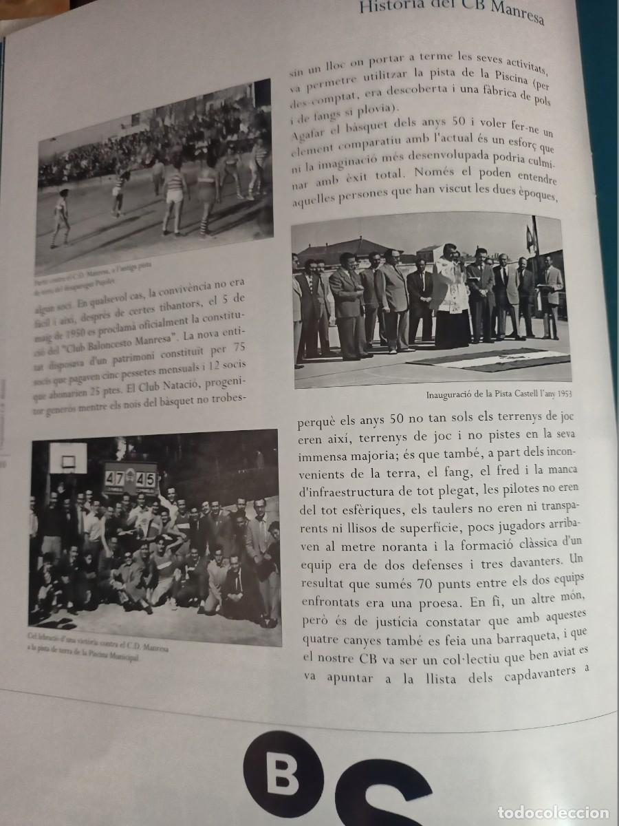 Otros art&iacute;culos de coleccionismo en papel: PROGRAMA DACTES CINQUANTENARI C.B. MANRESA ANYS 1950-2000 - Foto 5