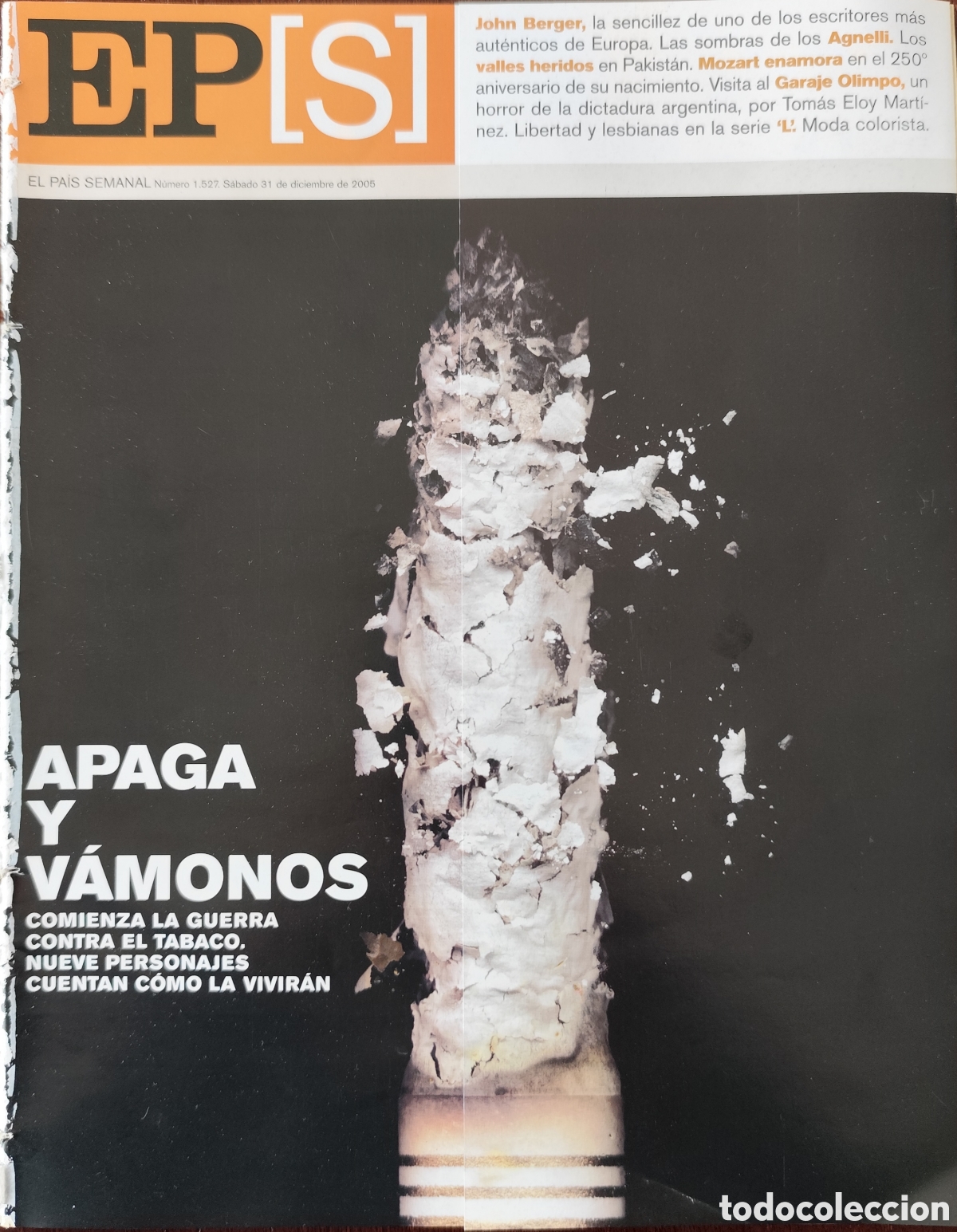 Otros art&iacute;culos de coleccionismo en papel: MOZART. EL PA&Iacute;S SEMANAL N&deg;1527. FECHA 31/12/2005