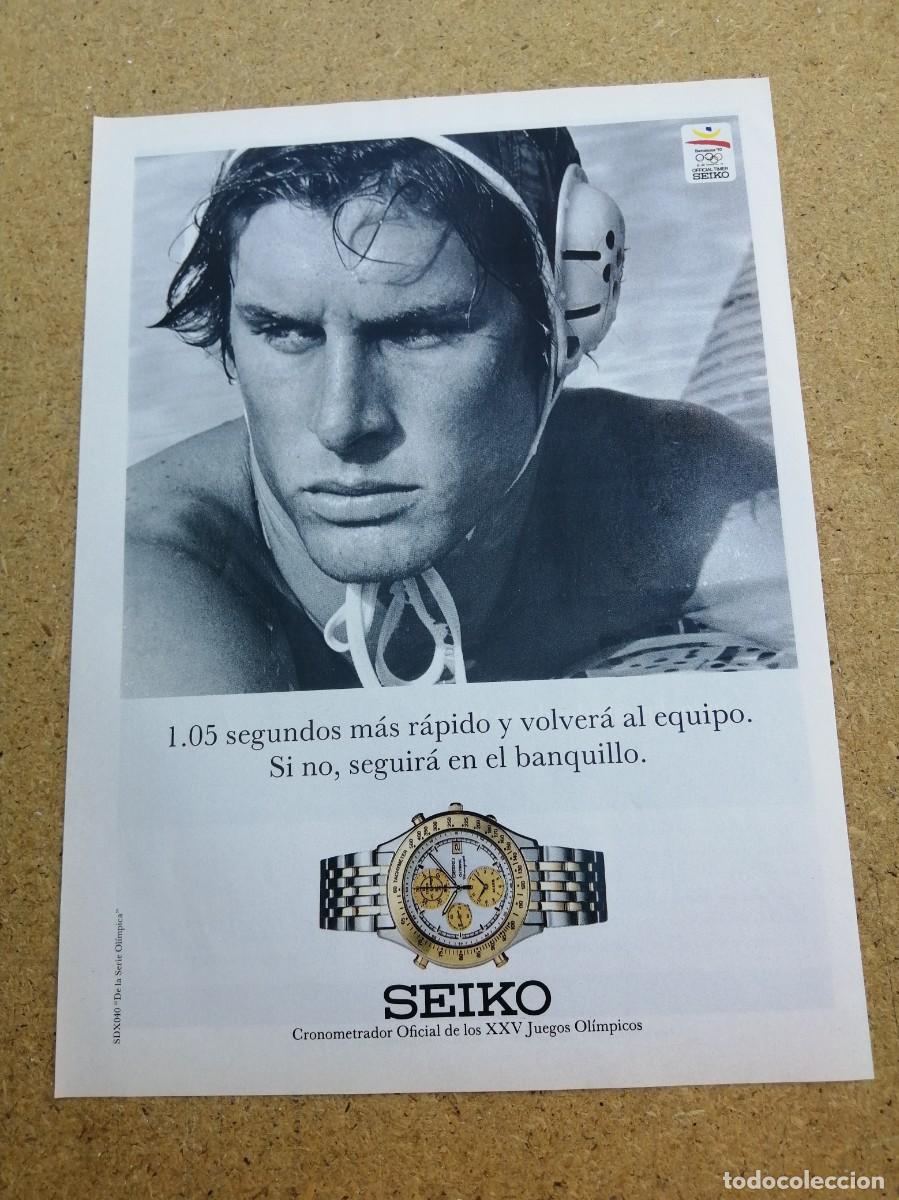 Otros art&iacute;culos de coleccionismo en papel: ANUNCIO. RELOJ SEIKO - Foto 1