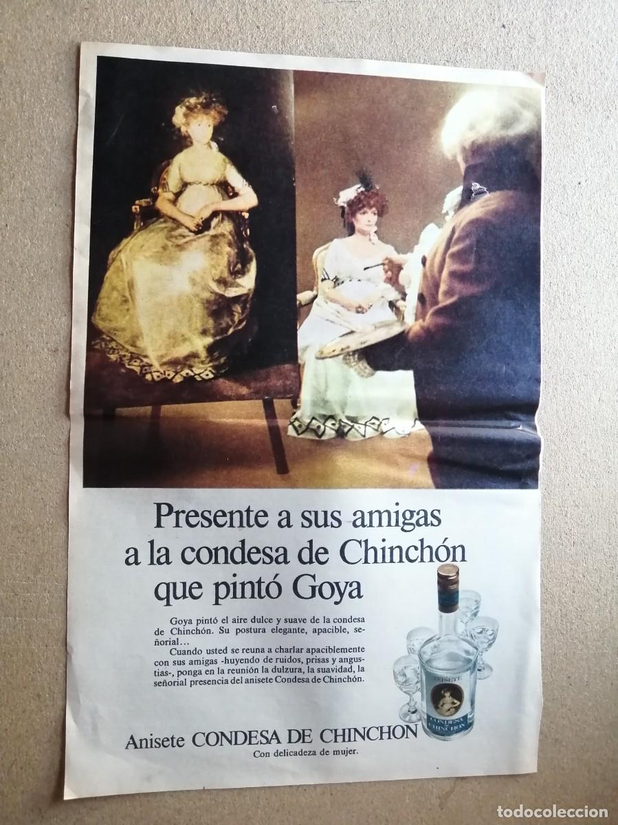 Otros art&iacute;culos de coleccionismo en papel: ANUNCIO. ANISETE CONDESA DE CHINCHON