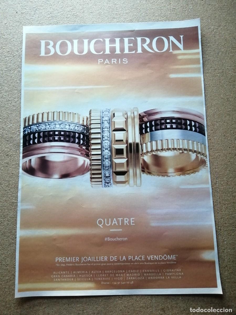 Otros art&iacute;culos de coleccionismo en papel: ANUNCIO. BOUCHERON, PARIS