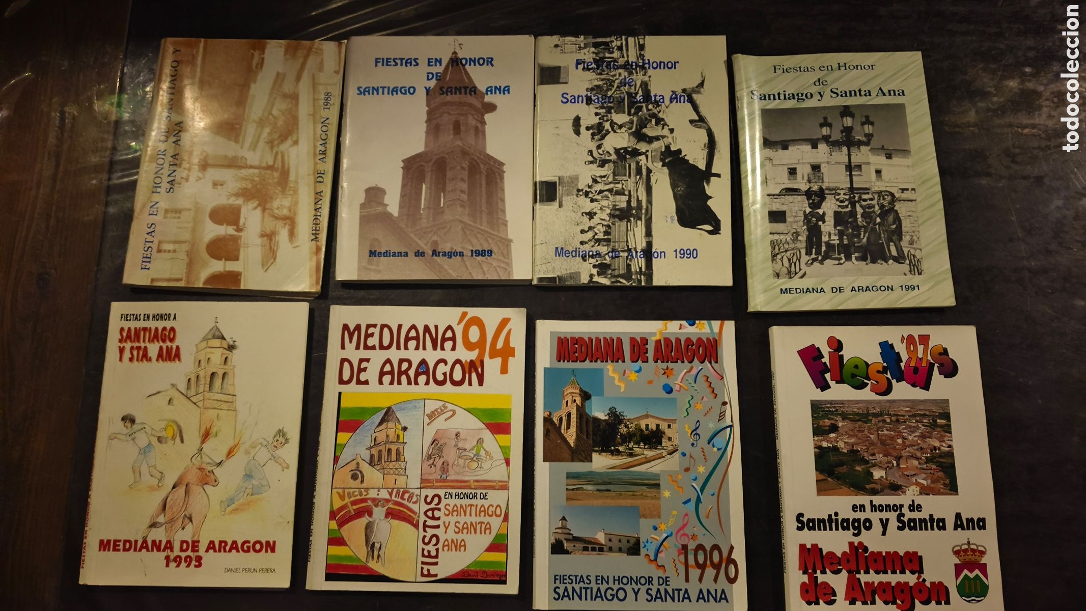 Otros art&iacute;culos de coleccionismo en papel: 8 programas de fiestas de mediana de Arag&oacute;n Zaragoza