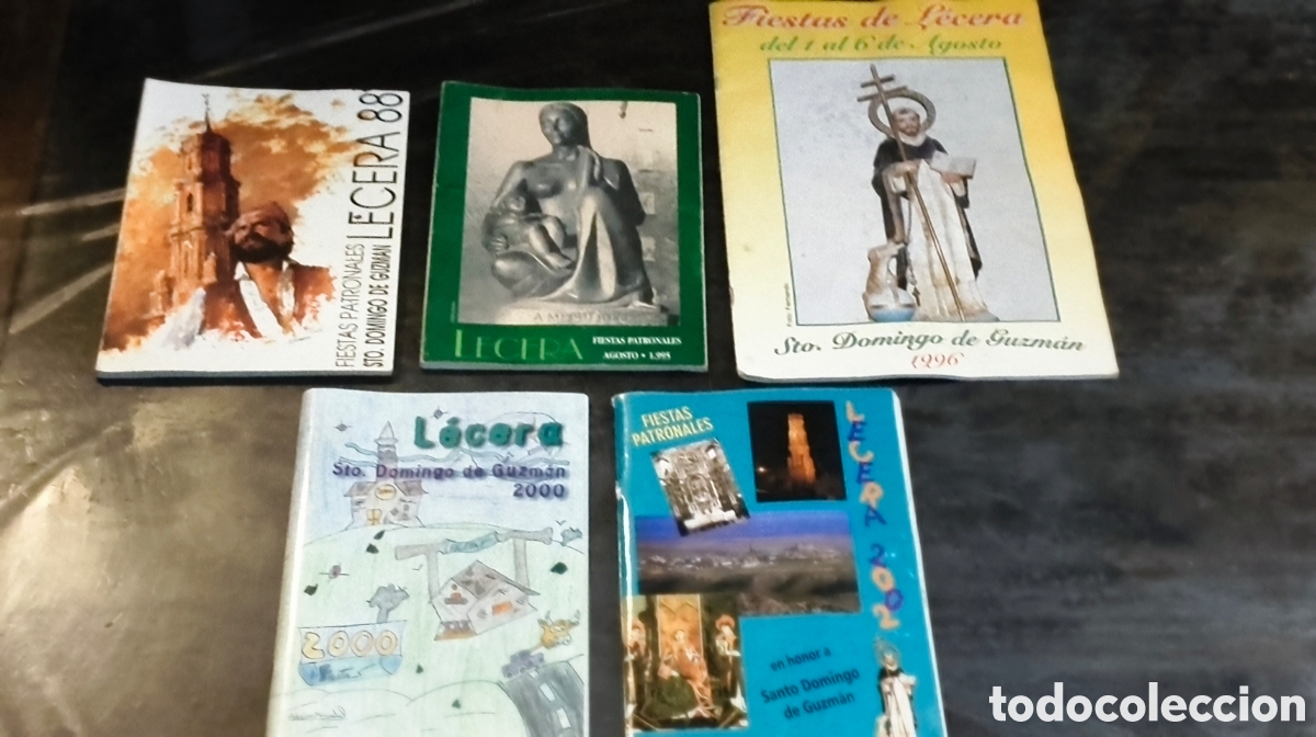 Otros art&iacute;culos de coleccionismo en papel: 5 programa fiestas de lecera Zaragoza campo de Belchite