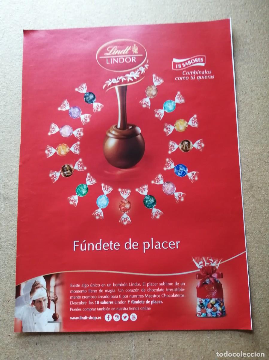 Otros art&iacute;culos de coleccionismo en papel: ANUNCIO. CHOCOLATES Y BOMBONES LINDOR