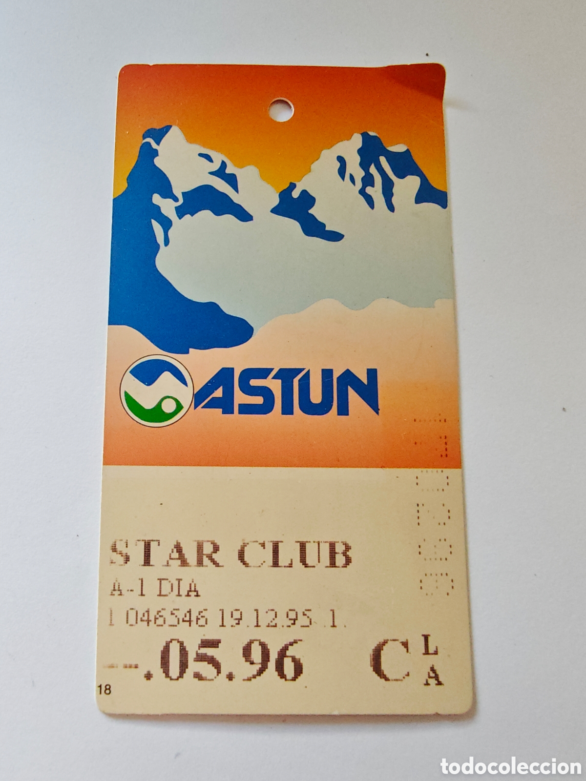 Otros art&iacute;culos de coleccionismo en papel: astun - Forfait 1996 - tdk14p