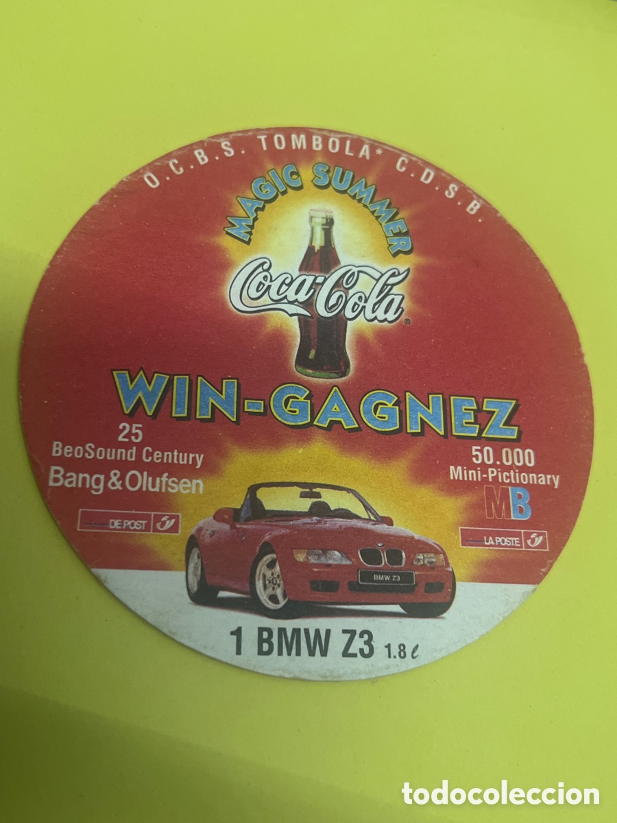 Otros art&iacute;culos de coleccionismo en papel: T1/E2/239/179. POSAVASOS - DESSOUS DE VERRE - COASTERS - COCA COLA