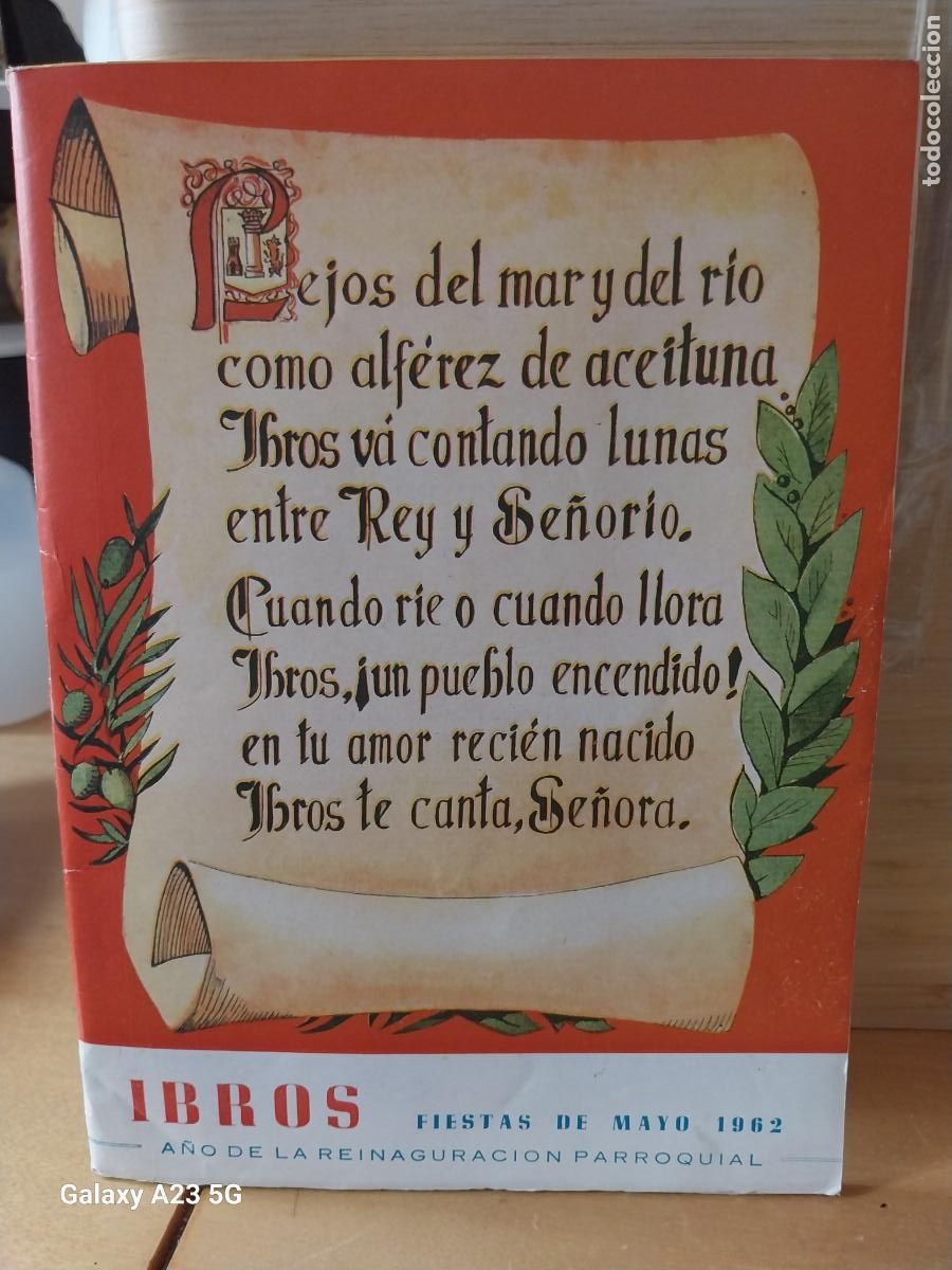 Otros art&iacute;culos de coleccionismo en papel: IBROS JAEN A&Ntilde;O 1962 PROGRAMA FIESTAS MAYO VIRGEN REMEDIOS 26 HOJAS ORIGINAL USADO 22.5x16CMS