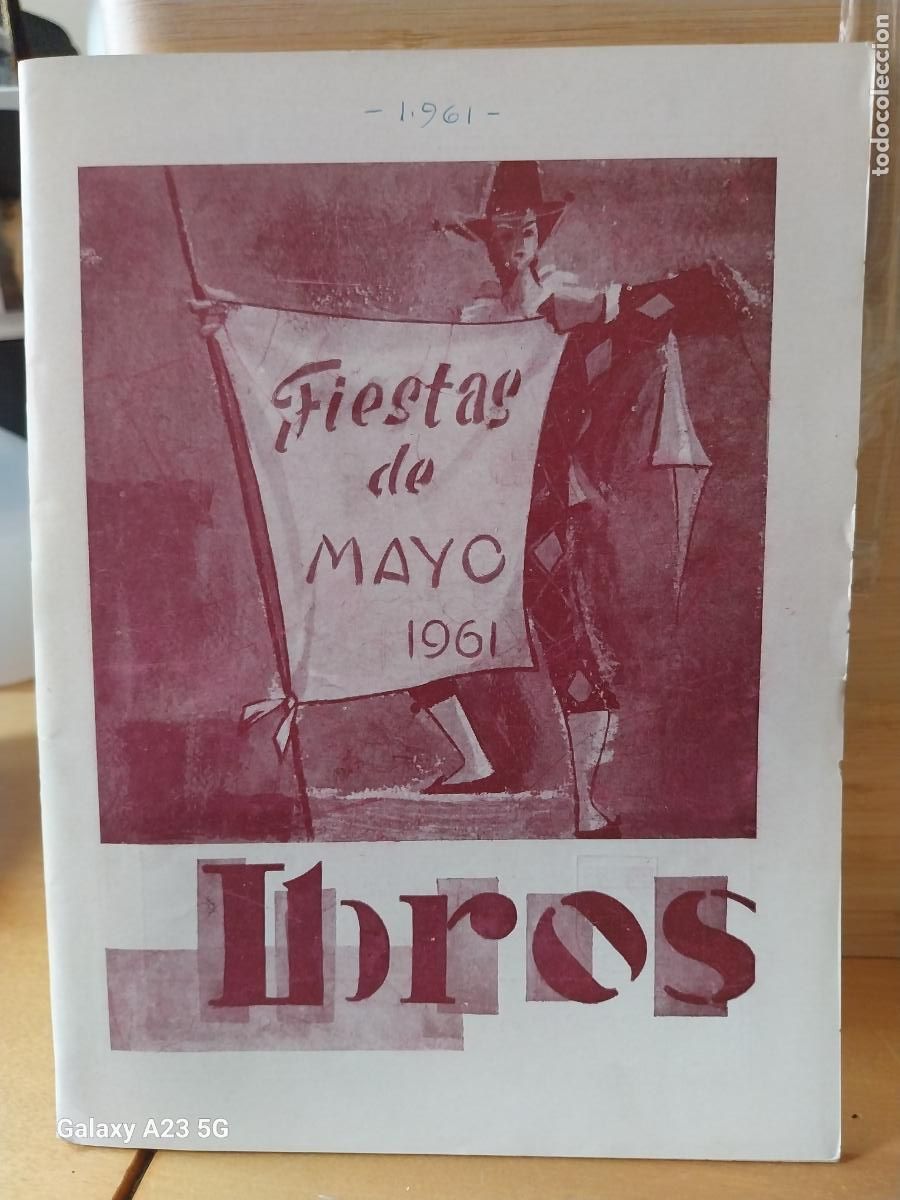 Otros art&iacute;culos de coleccionismo en papel: IBROS JAEN A&Ntilde;O 1961 PROGRAMA FIESTAS MAYO VIRGEN REMEDIOS 26 HOJAS ORIGINAL USADO 21.5x16CMS