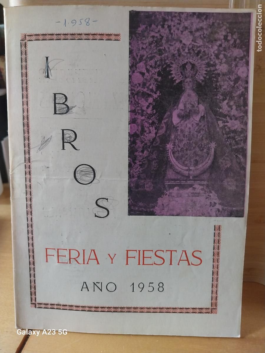 Otros art&iacute;culos de coleccionismo en papel: IBROS JAEN A&Ntilde;O 1958 PROGRAMA FIESTAS MAYO VIRGEN REMEDIOS 10 HOJAS ORIGINAL USADO 22x16CMS