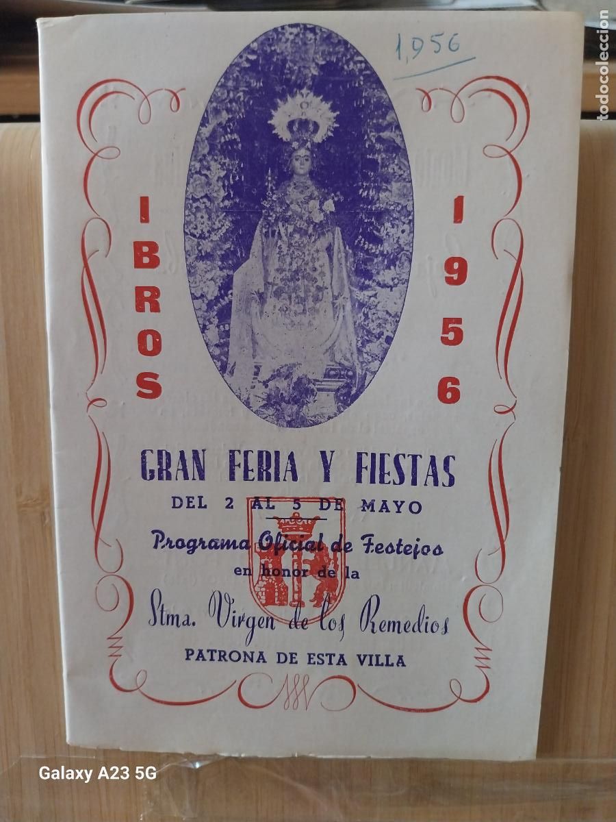Otros art&iacute;culos de coleccionismo en papel: IBROS JAEN A&Ntilde;O 1956 PROGRAMA FIESTAS MAYO VIRGEN REMEDIOS 14 HOJAS ORIGINAL USADO 16X11CMS