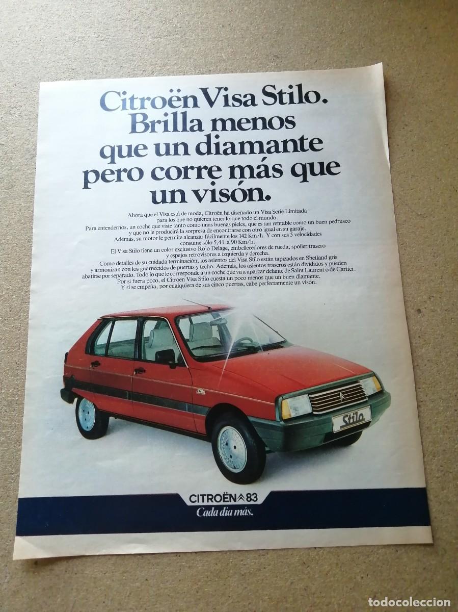 Otros art&iacute;culos de coleccionismo en papel: ANUNCIO. CITROEN VISA - Foto 1