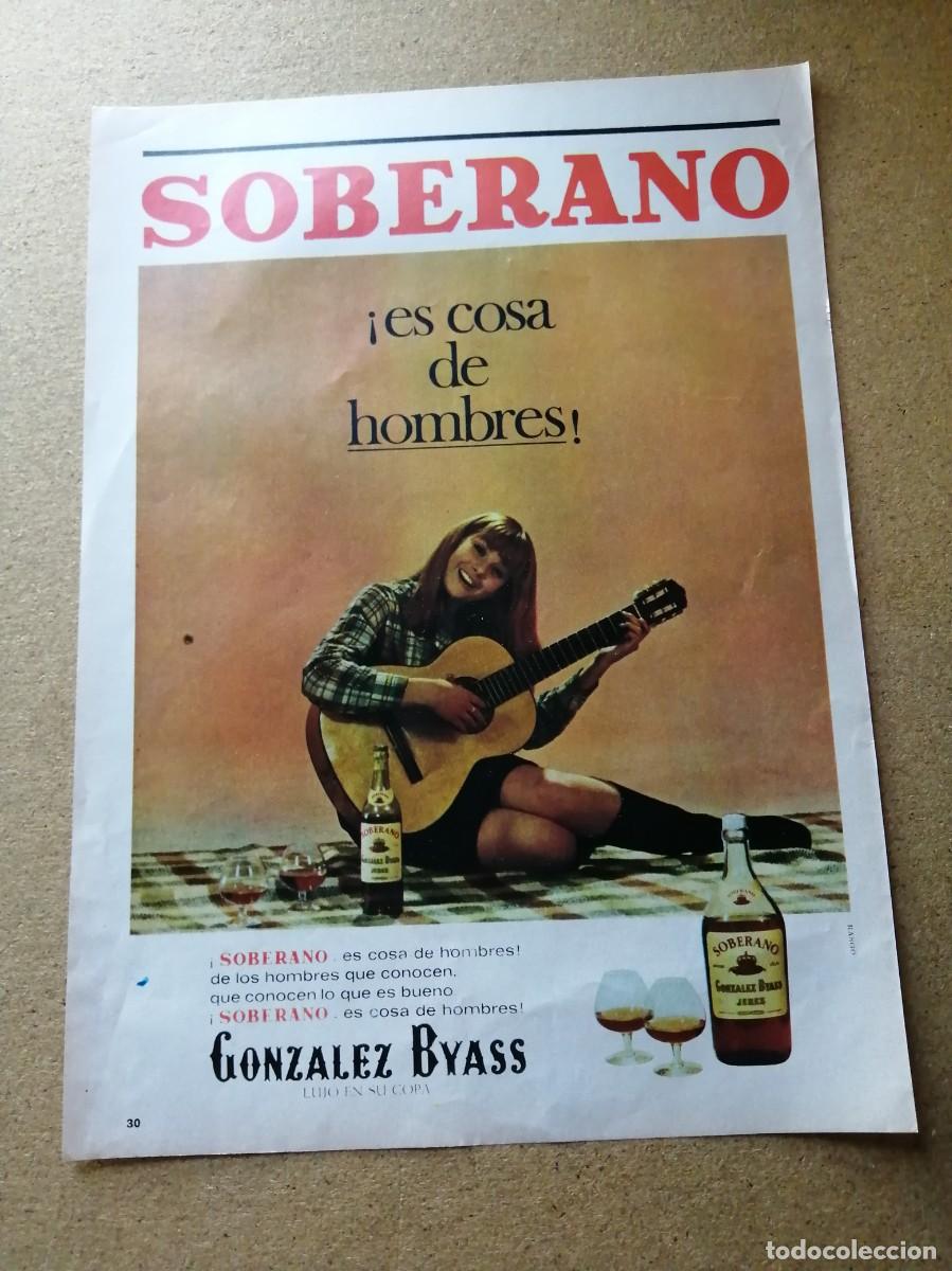 Otros art&iacute;culos de coleccionismo en papel: ANUNCIO. BRANDY SOBERANO - Foto 1