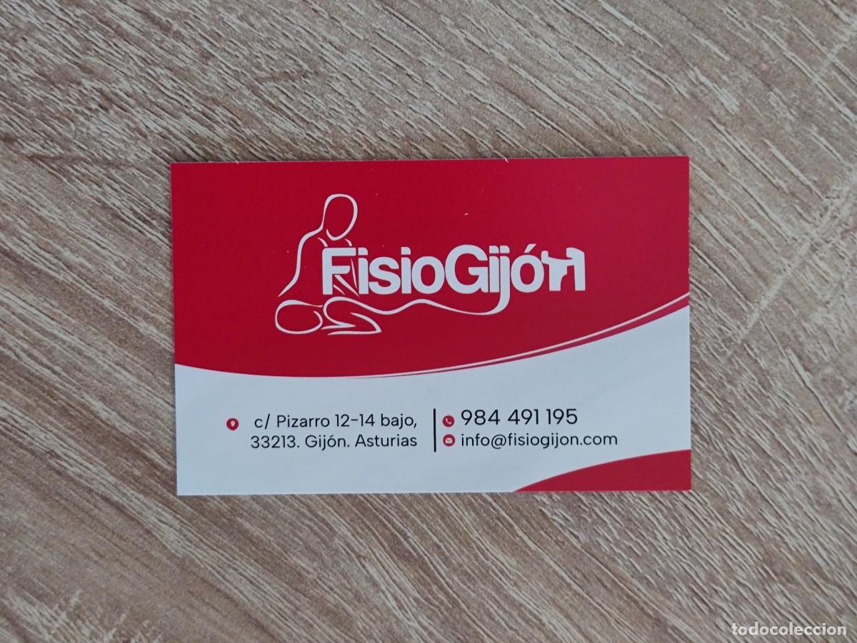 Otros art&iacute;culos de coleccionismo en papel: TARJETA DE VISITA - FISIOGIJON - ASTURIAS FISIOTERAPIA