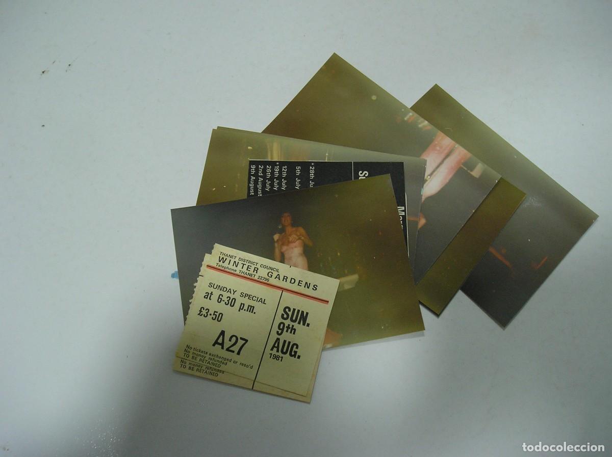 Otros art&iacute;culos de coleccionismo en papel: ACTUACION CILLA BLACK WINTER GARDENS ENTRADAS FOTOS ORIGINALES