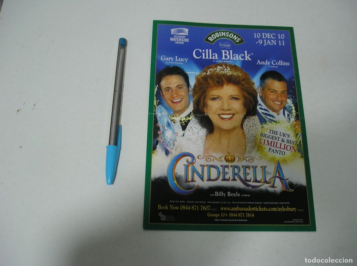 Otros art&iacute;culos de coleccionismo en papel: ACTUACION CILLA BLACK CINDERELLA PROGRAMA AUTOGRAFOS FOTOS ORIGINALES