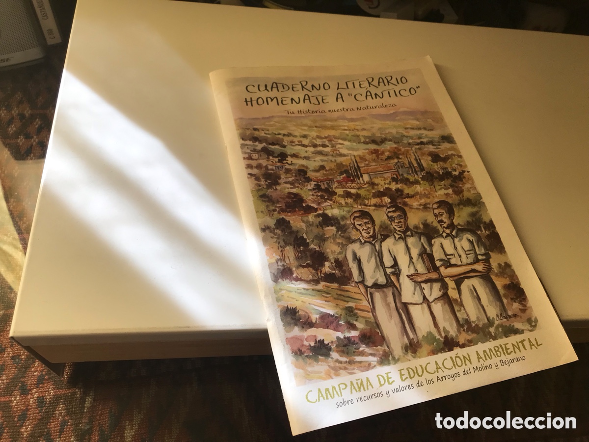Otros art&iacute;culos de coleccionismo en papel: Cuaderno literario homenaje a C&aacute;ntico. Tu historia, nuestra naturaleza