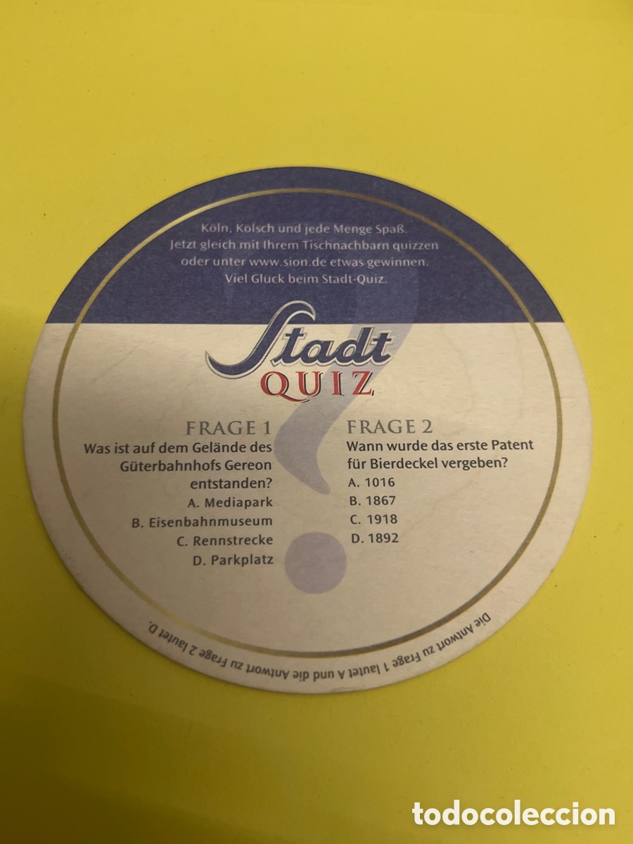 Otros art&iacute;culos de coleccionismo en papel: T1/E2/239/186. Posavasos - Dessous de verre- Coasters -