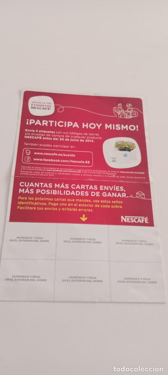 Altri oggetti di carta: FOLLETO NESCAFE EL DE FOTO C-VA3