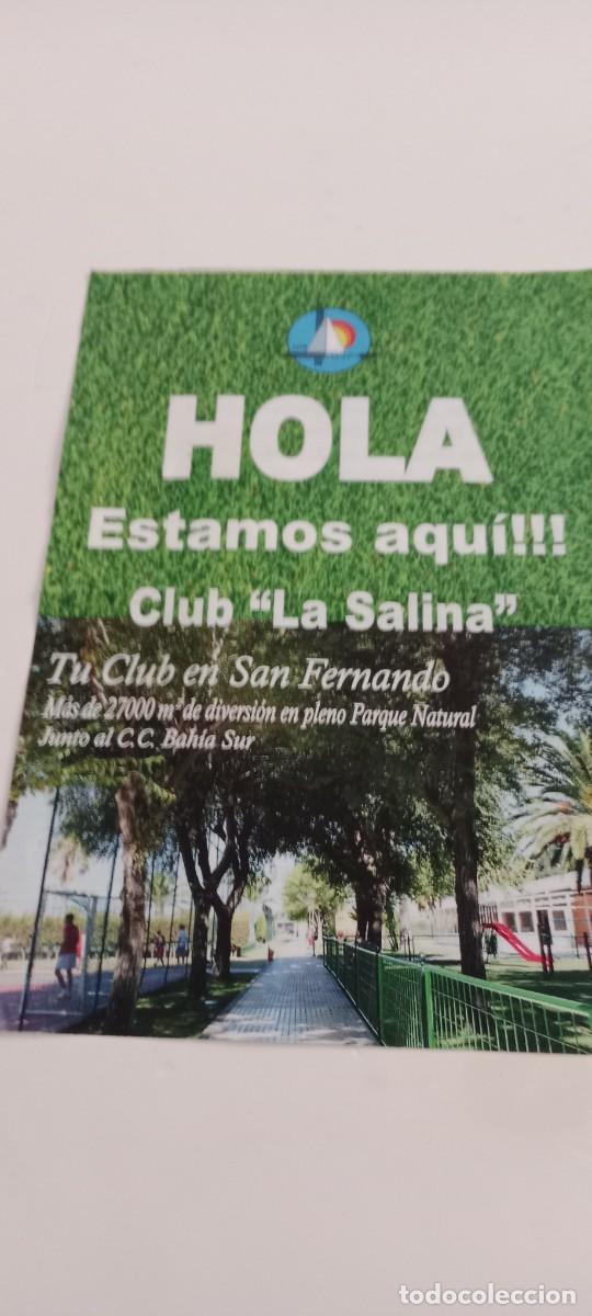 Otros art&iacute;culos de coleccionismo en papel: FOLLETO CLUB LA SALINA EL DE FOTO C-VA3