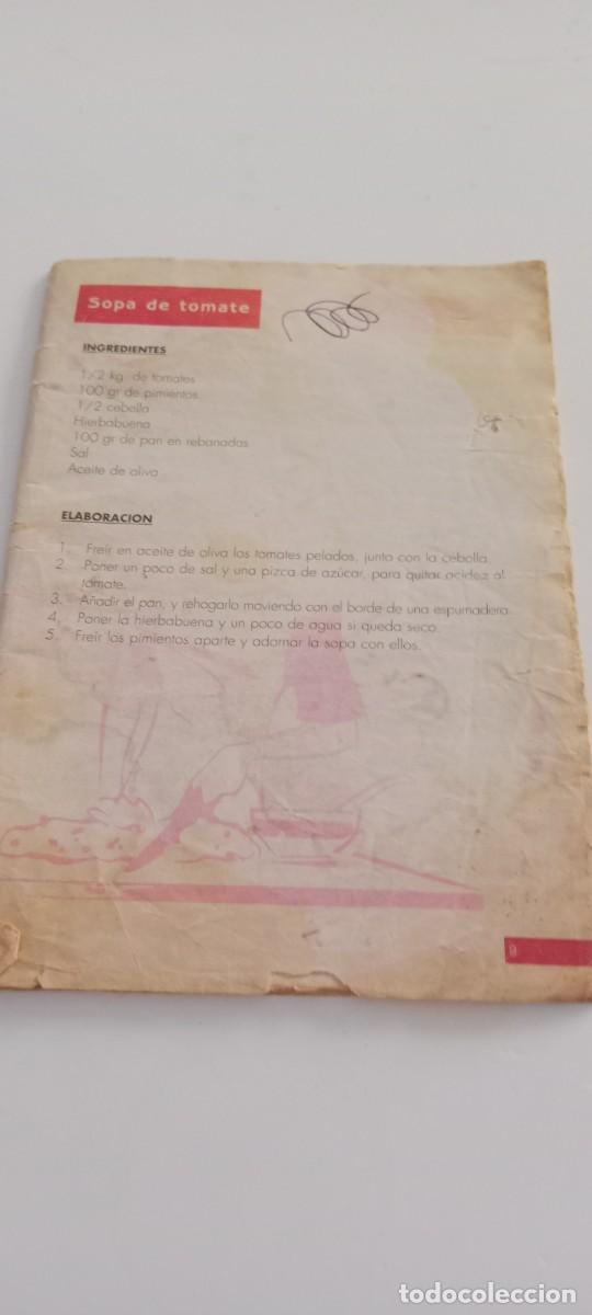 Otros art&iacute;culos de coleccionismo en papel: RECETA DE COCINA EL DE FOTO C-VA3