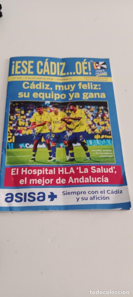Otros art&iacute;culos de coleccionismo en papel: FOLLETO FUTBOL CADIZ EL DE FOTO C-VA3