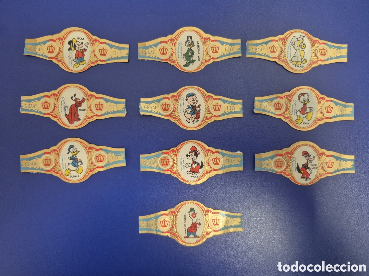 Otros art&iacute;culos de coleccionismo en papel: 10 VITOLAS GRAAF TILLY WALT DISNEY SERIE COMPLETA