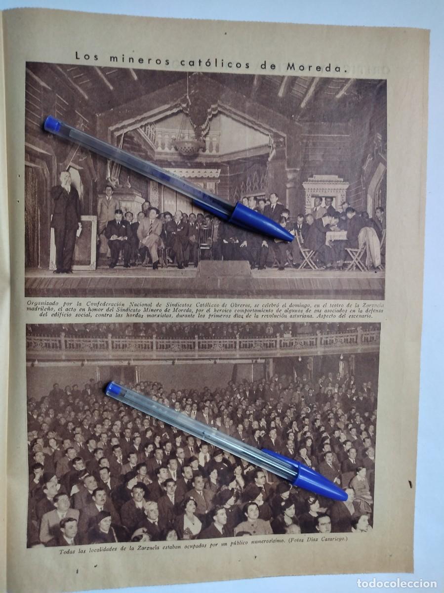 Otros art&iacute;culos de coleccionismo en papel: SINDICATO MINERO MOREDA DE ALLER ASTURIAS HOMENAJE DEFENSA EDIFICIO SOCIAL TEATRO ZARZUELA 1935