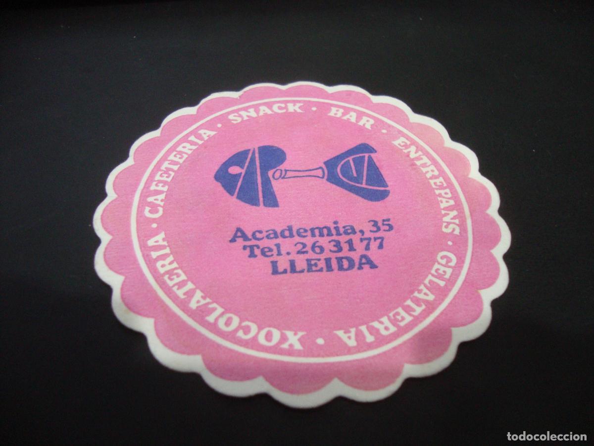 Otros art&iacute;culos de coleccionismo en papel: POSAVASOS CAFETERIA CAP I CUA LLEIDA