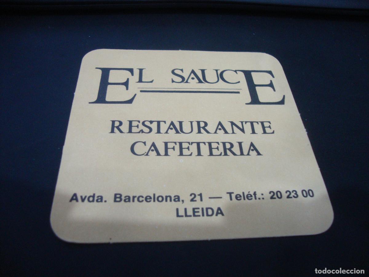 Otros art&iacute;culos de coleccionismo en papel: POSAVASOS RESTAURANTE EL SAUCE LLEIDA