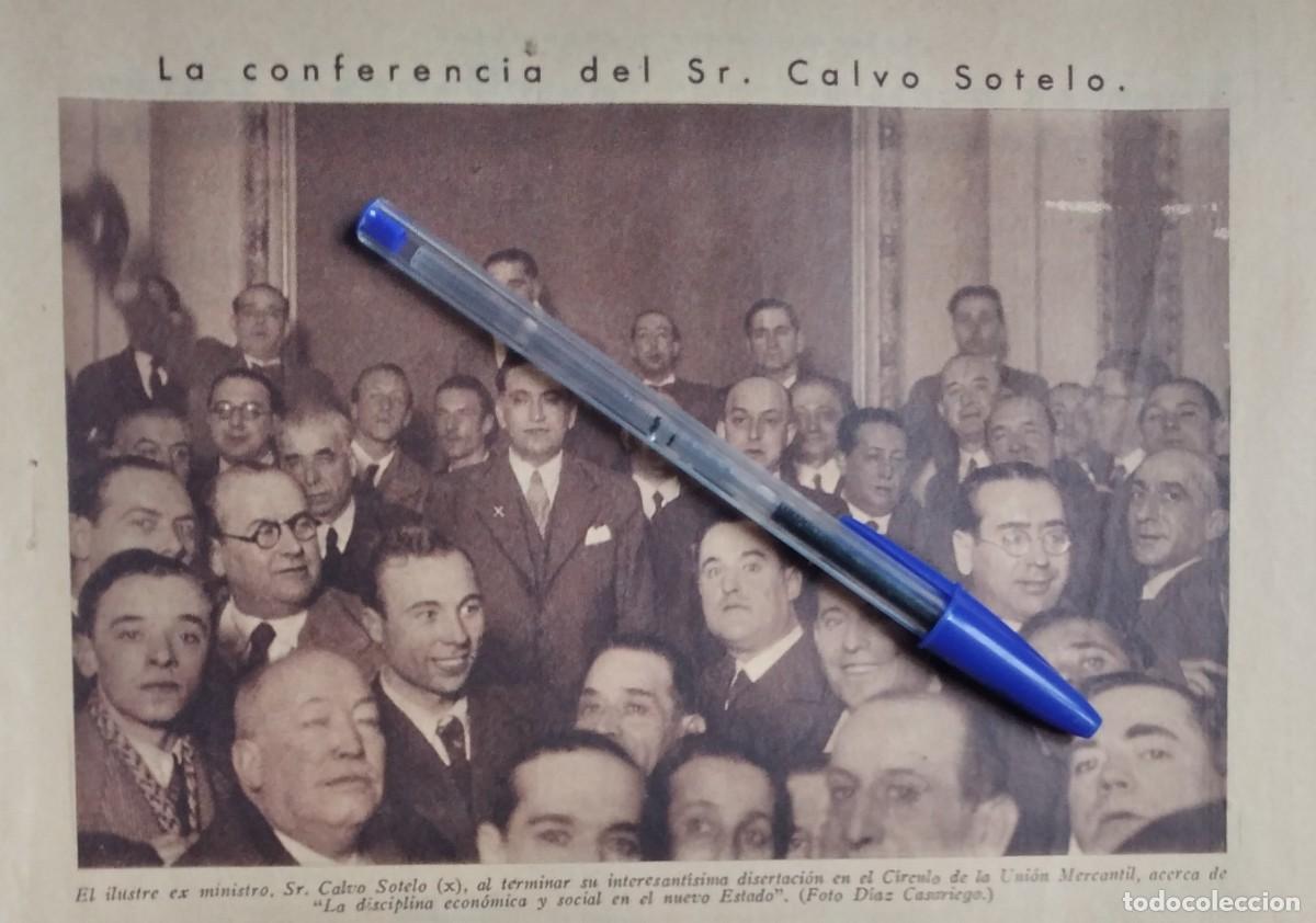 Otros art&iacute;culos de coleccionismo en papel: JOS&Eacute; CALVO SOTELO C&Iacute;RCULO DE LA UNI&Oacute;N MERCANTIL CONFERENCIA LA DISCIPLINA ECON&Oacute;MICA SOCIAL A&Ntilde;O 1935