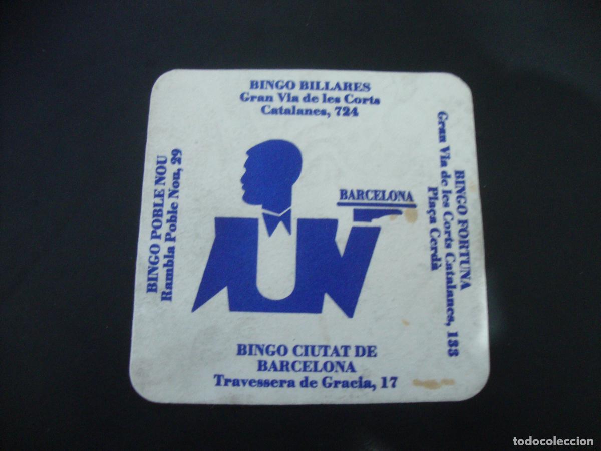 Otros art&iacute;culos de coleccionismo en papel: POSAVASOS BINGO BILLARES BARCELONA