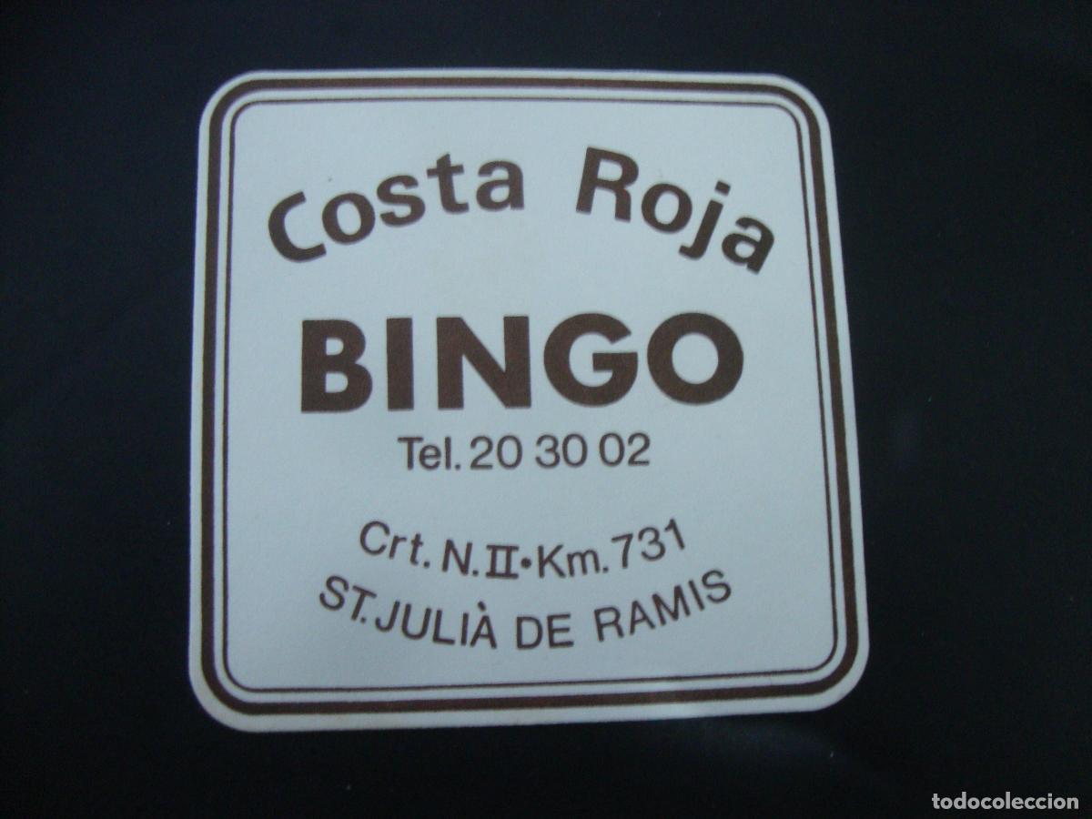 Otros art&iacute;culos de coleccionismo en papel: POSAVASOS BINGOS COSTA ROJA SANT JULIA DE RAMIS