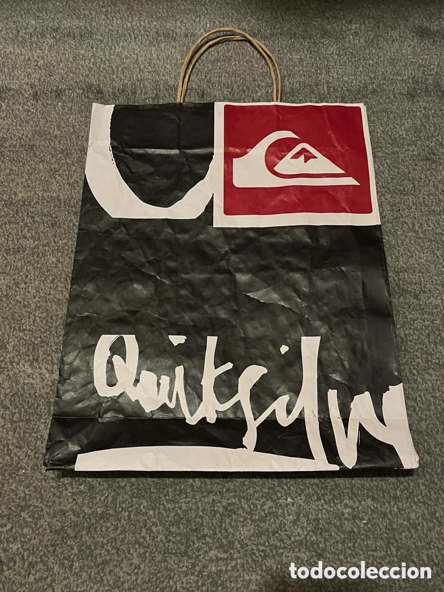 Otros art&iacute;culos de coleccionismo en papel: Bolsa de papel QUIKSILVER