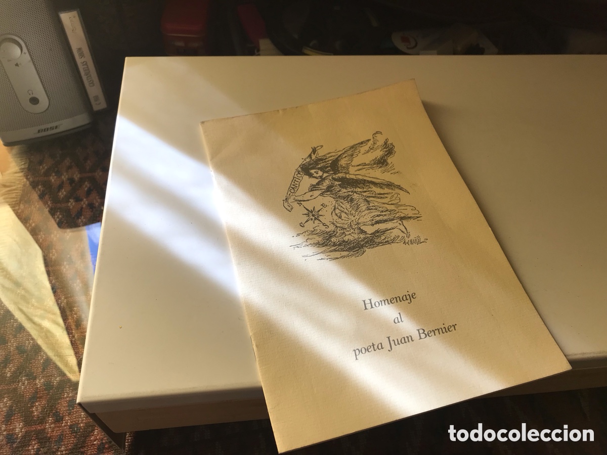 Otros art&iacute;culos de coleccionismo en papel: Homenaje al poeta, Juan Bernier. C&oacute;rdoba 1985