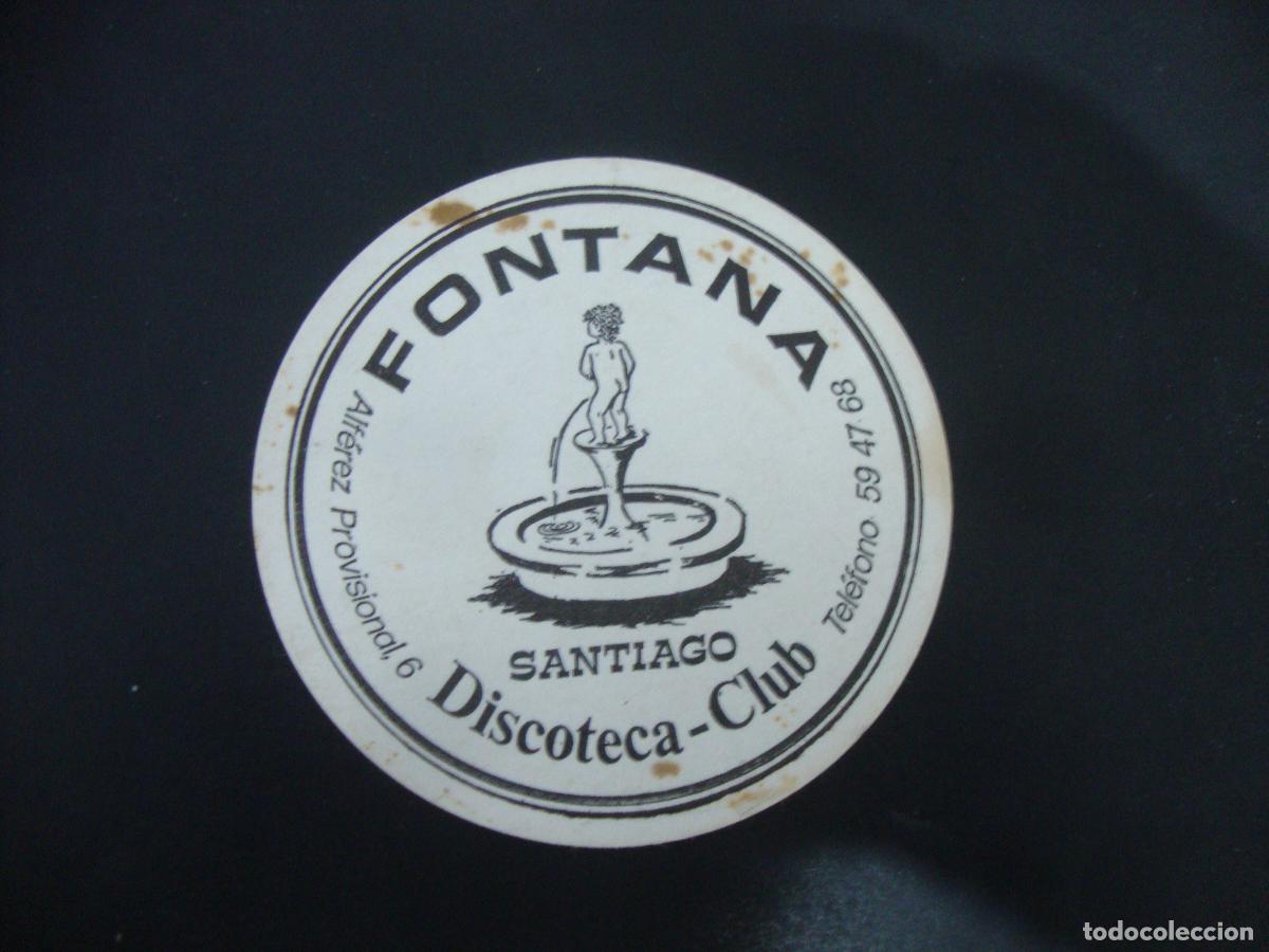 Otros art&iacute;culos de coleccionismo en papel: POSAVASOS DISCOTECA FONTANA SANTIAGO DE COMPOSTELA
