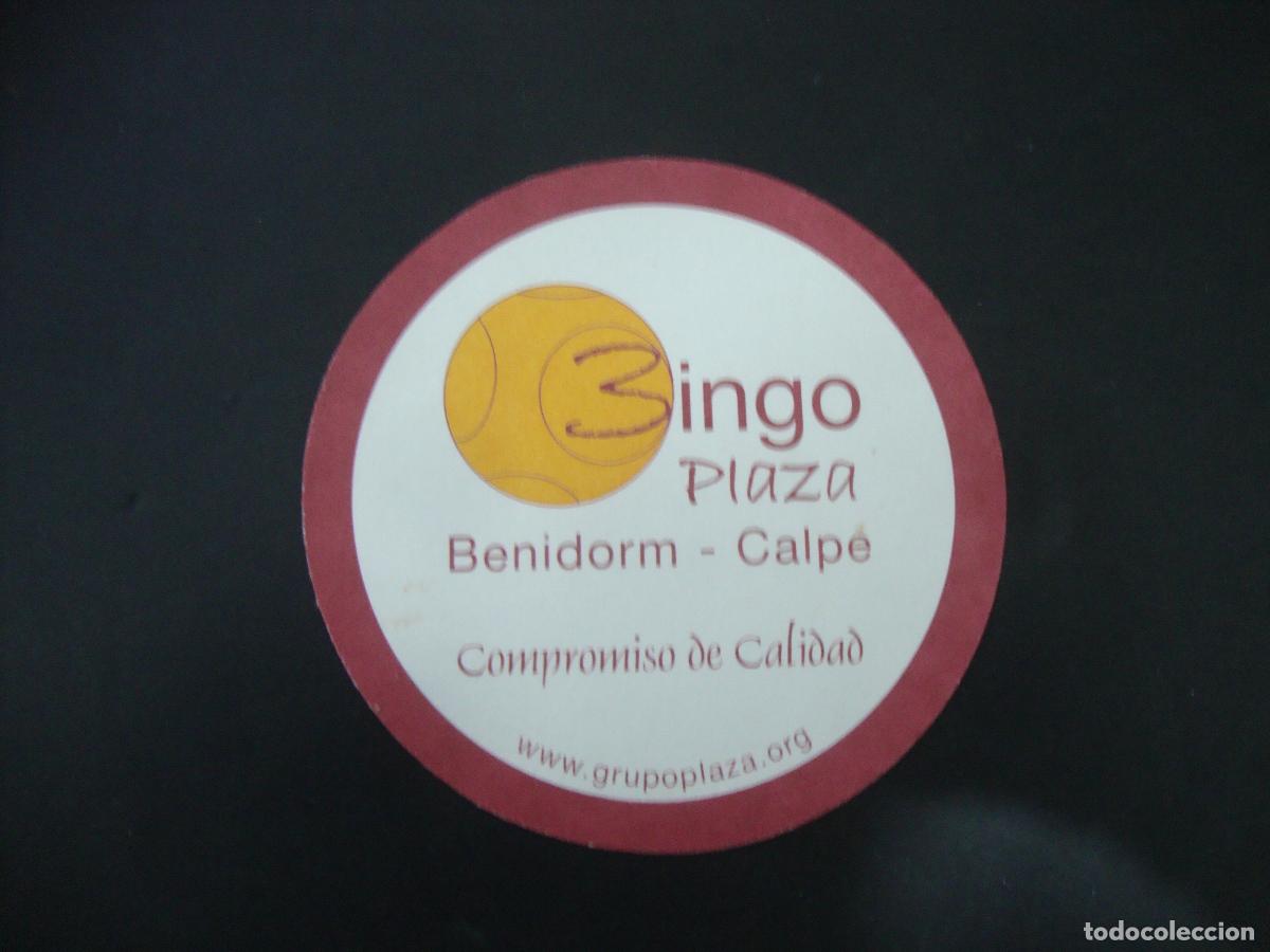 Otros art&iacute;culos de coleccionismo en papel: POSAVASOS BINGO PLAZA BENIDORM